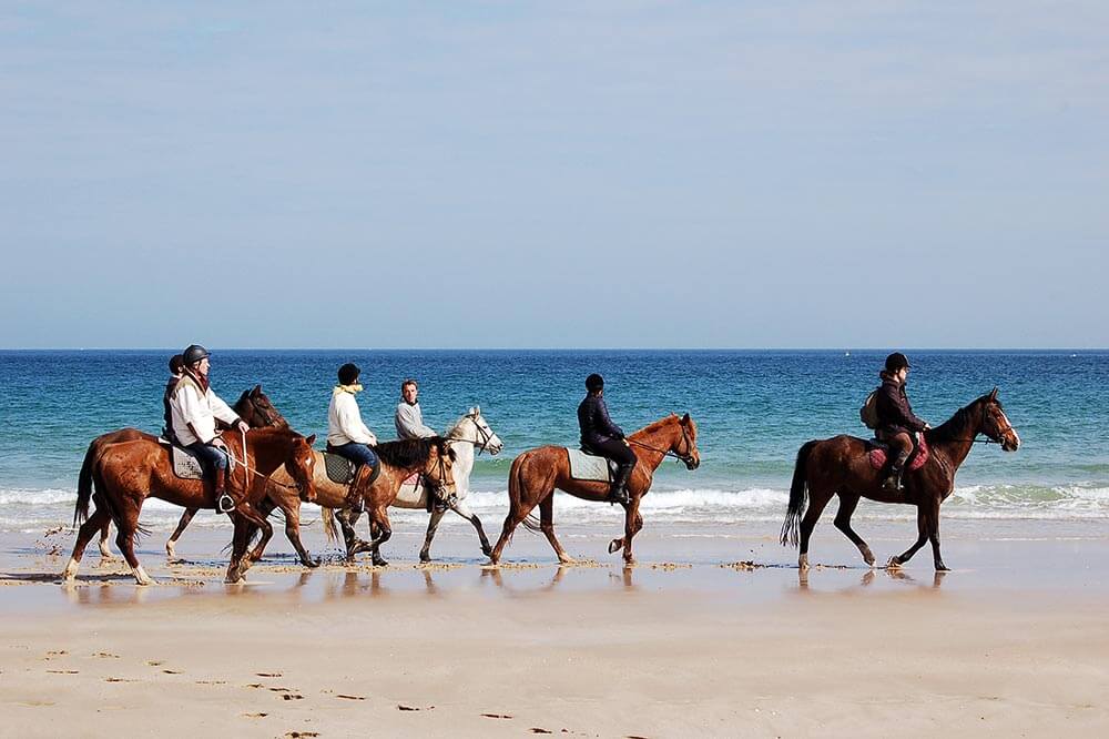 balade cheval plage